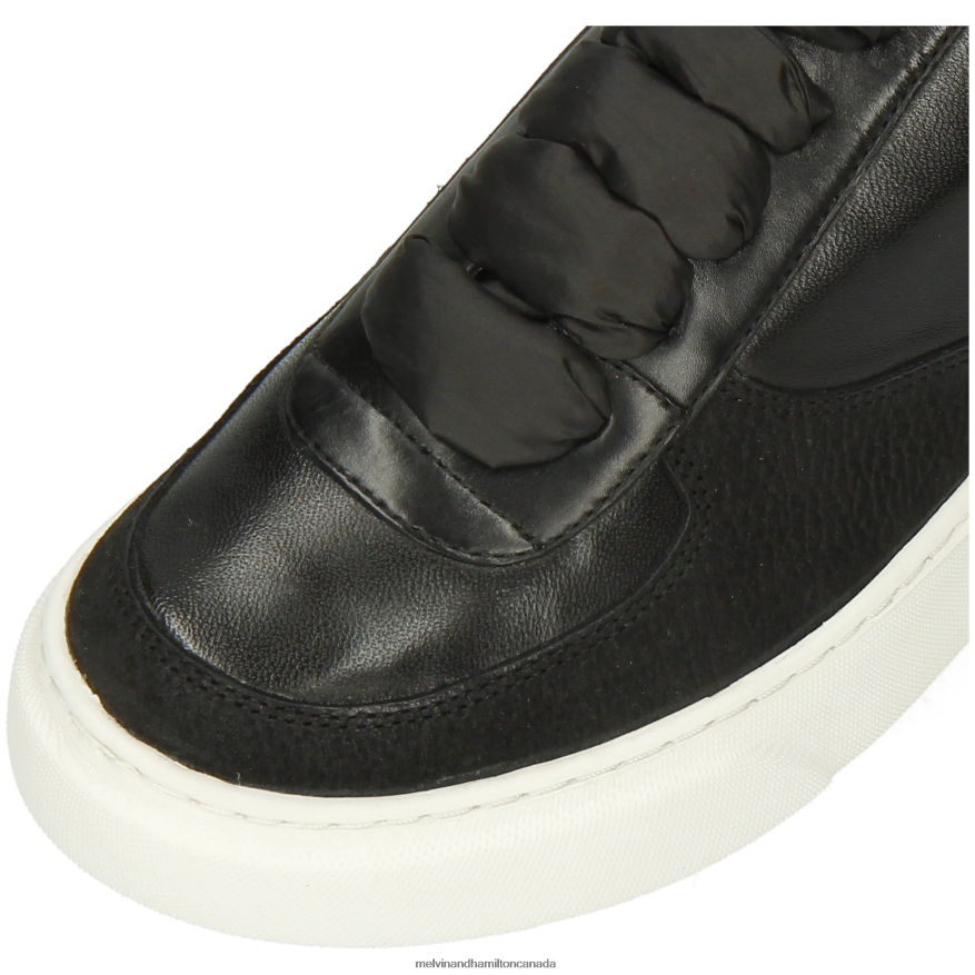 Women Melvin & Hamilton Black Hailey 25 Sneakers P4V68P1829