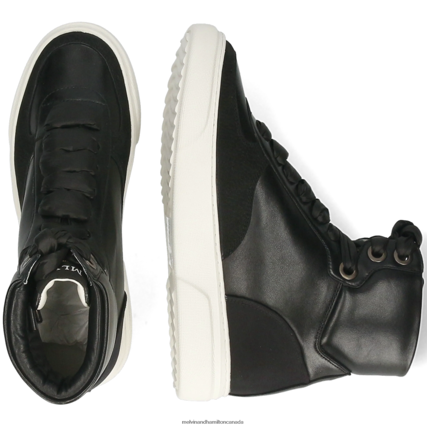 Women Melvin & Hamilton Black Hailey 25 Sneakers P4V68P1829