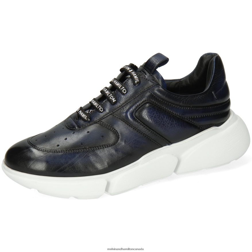 Women Melvin & Hamilton Blue Tessa 2 Sneakers P4V68P1866