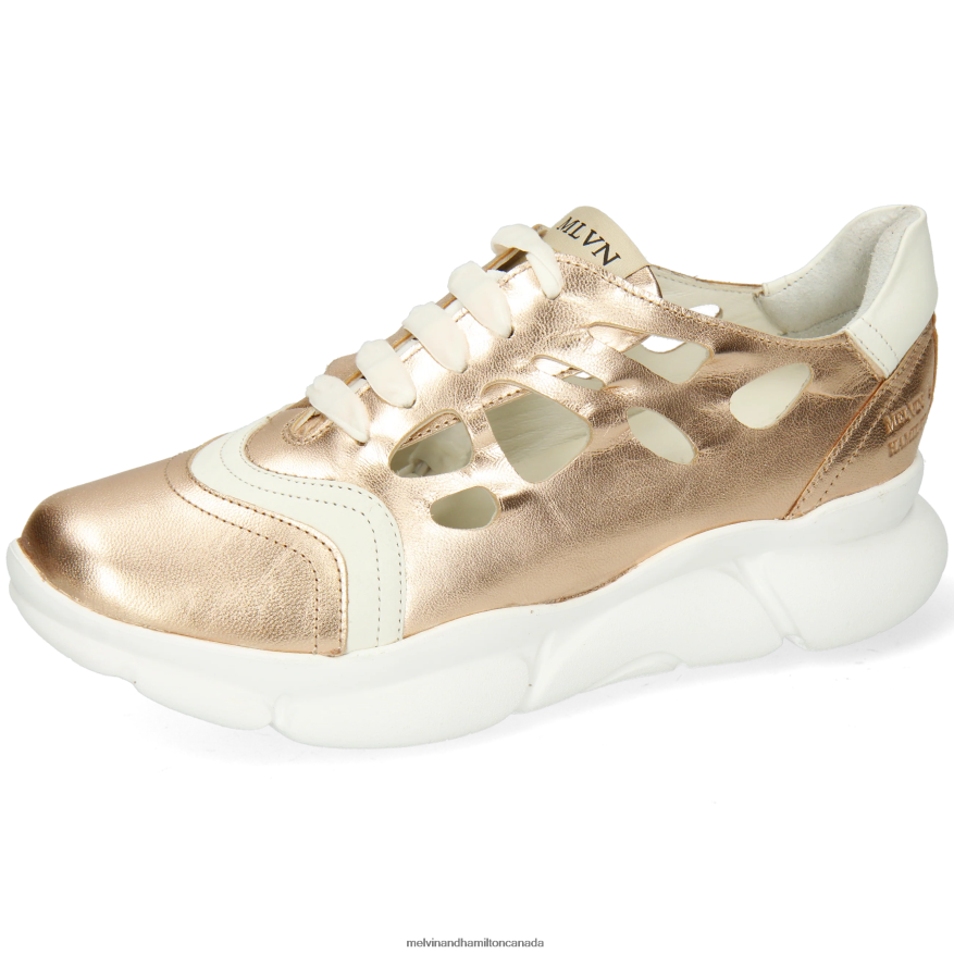 Women Melvin & Hamilton Bronze Avril 2 Sneakers P4V68P1799