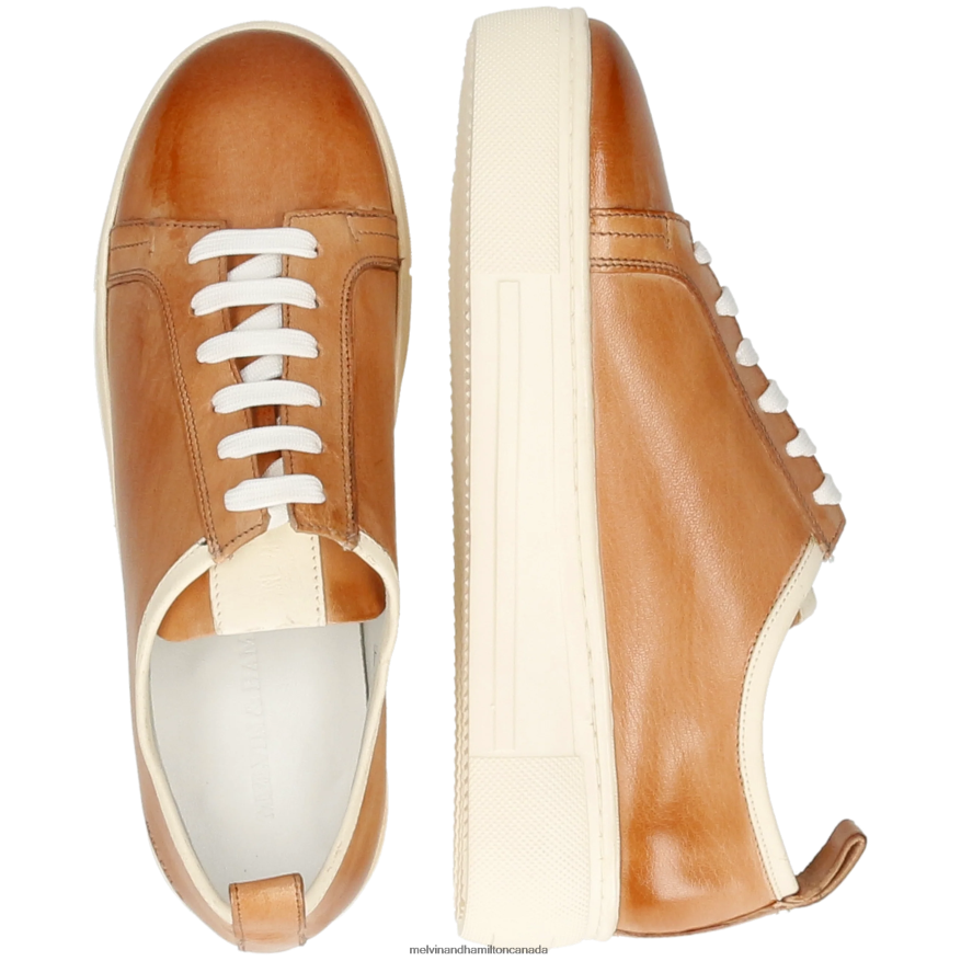 Women Melvin & Hamilton Brown Amber 6 Sneakers P4V68P1779