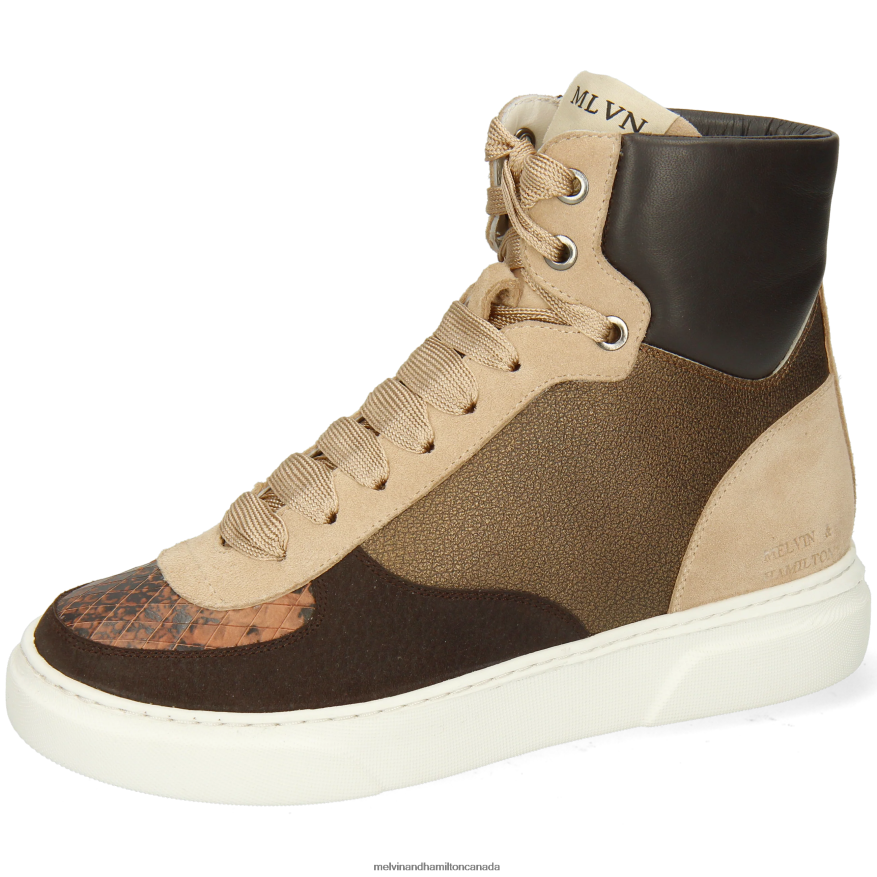 Women Melvin & Hamilton Brown Hailey 25 Sneakers P4V68P1792