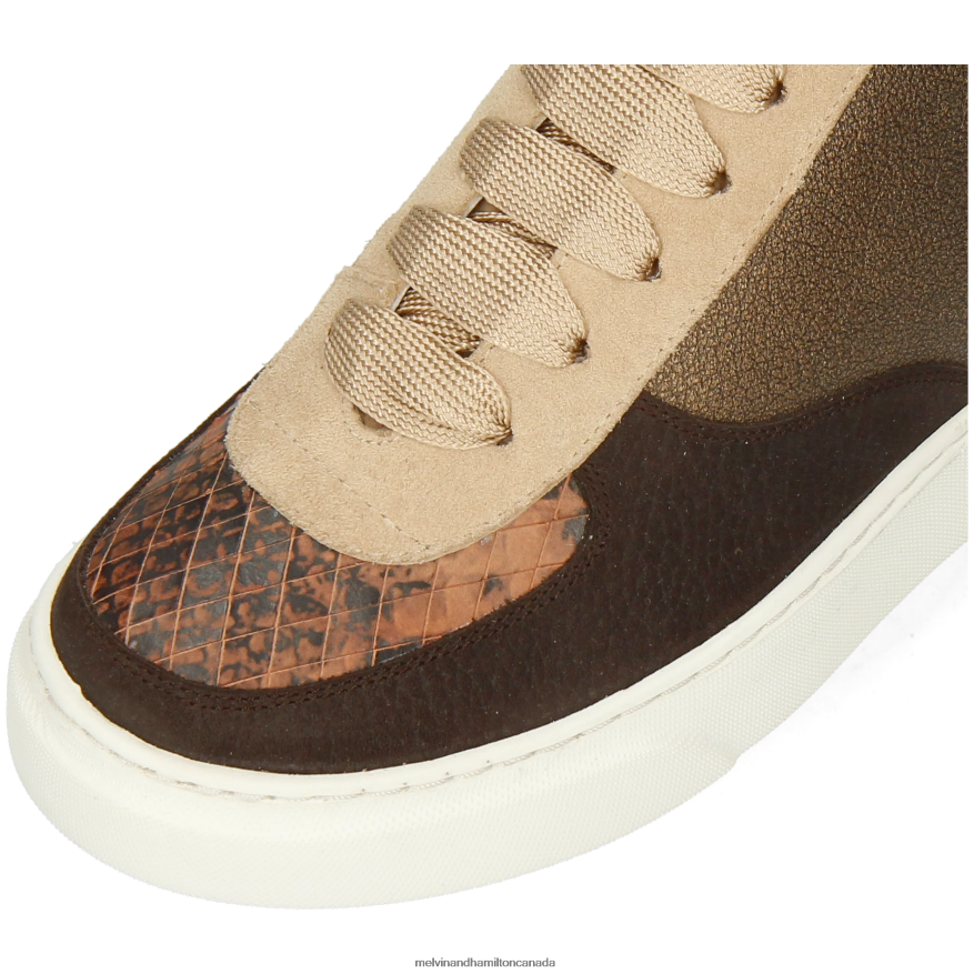 Women Melvin & Hamilton Brown Hailey 25 Sneakers P4V68P1792