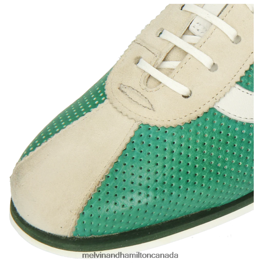 Women Melvin & Hamilton Green Pearl 1 Sneakers P4V68P1876