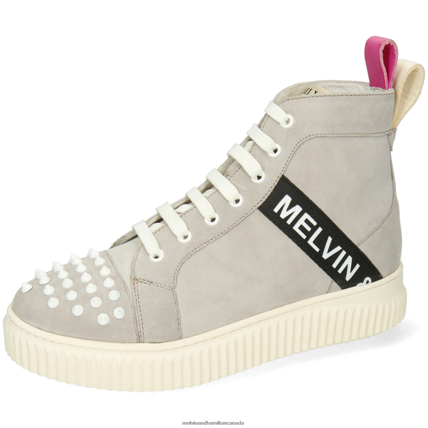 Women Melvin & Hamilton Grey Nuri 2 Sneakers P4V68P1781