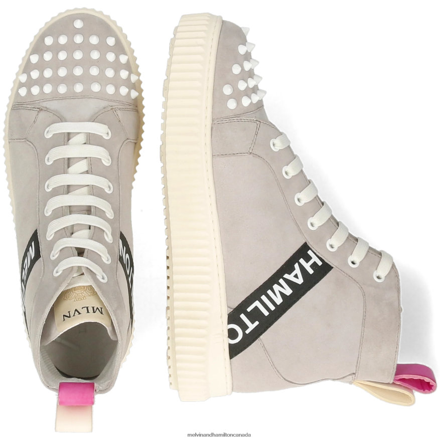 Women Melvin & Hamilton Grey Nuri 2 Sneakers P4V68P1781