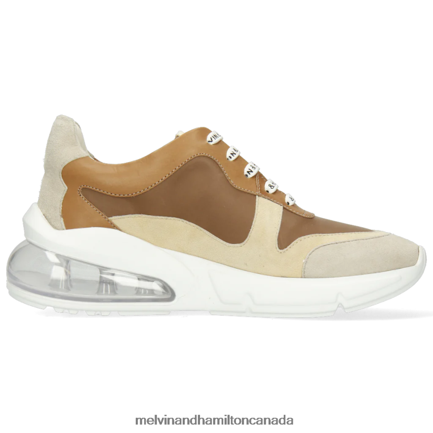 Women Melvin & Hamilton Light Brown Pamela 4 Sneakers P4V68P1859