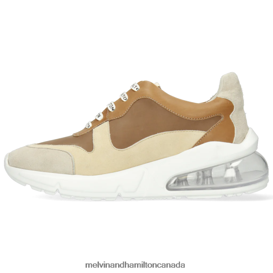 Women Melvin & Hamilton Light Brown Pamela 4 Sneakers P4V68P1859