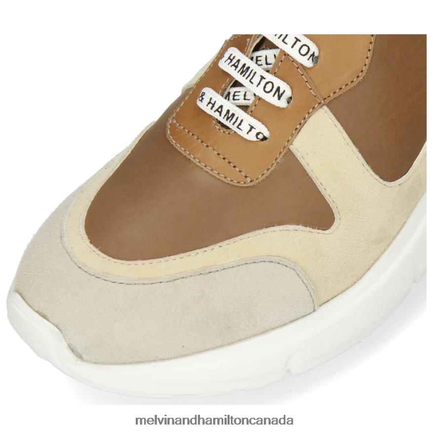 Women Melvin & Hamilton Light Brown Pamela 4 Sneakers P4V68P1859