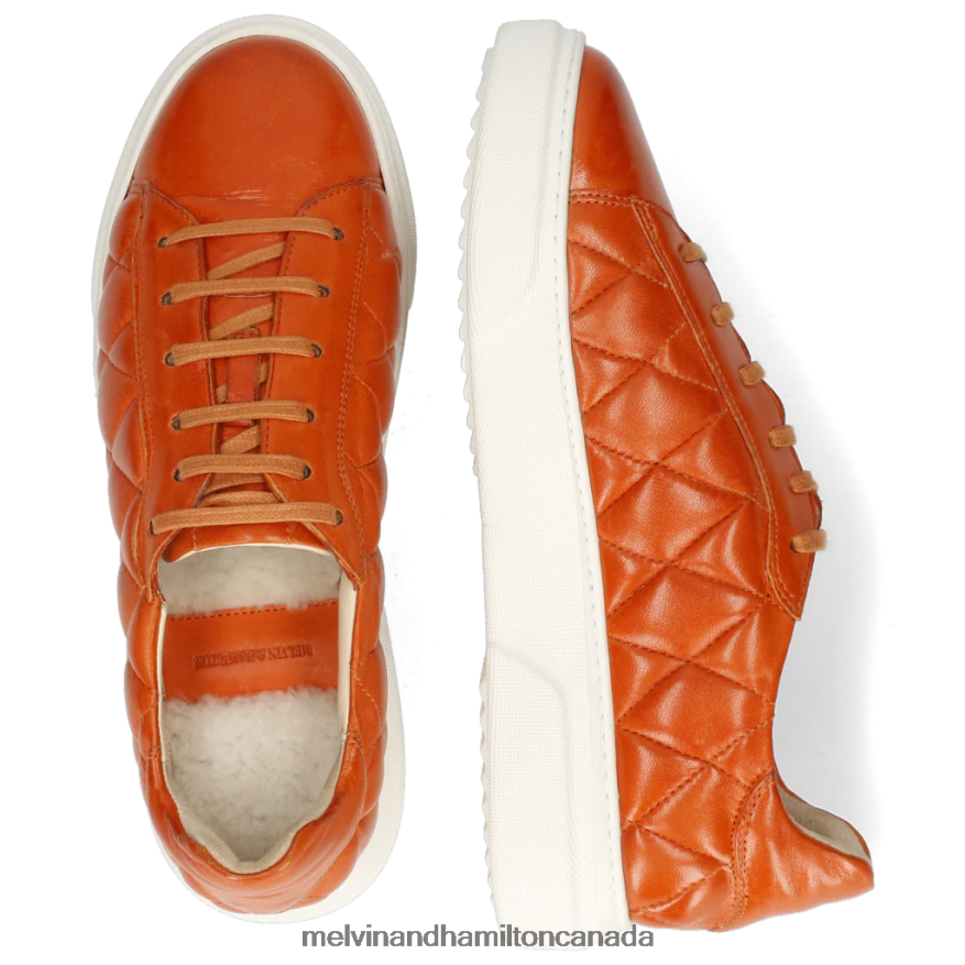Women Melvin & Hamilton Orange Hailey 16 Sneakers P4V68P1849