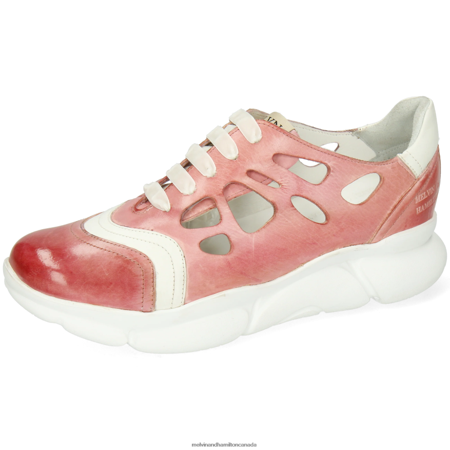 Women Melvin & Hamilton Pink Avril 2 Sneakers P4V68P1837