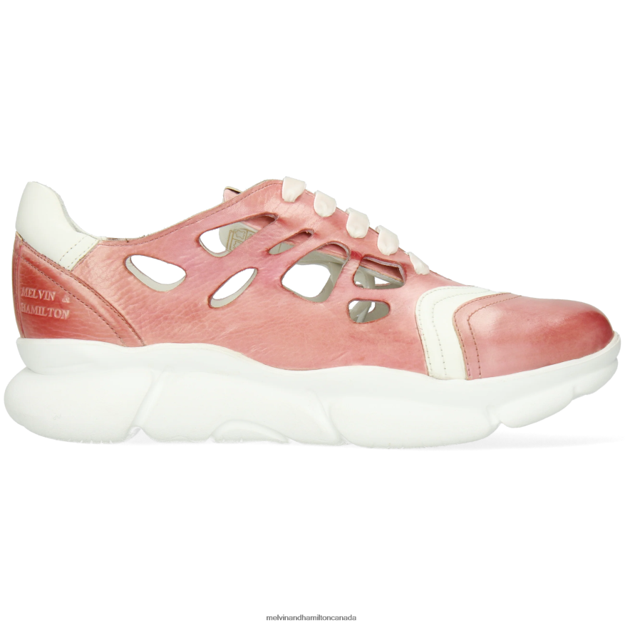 Women Melvin & Hamilton Pink Avril 2 Sneakers P4V68P1837