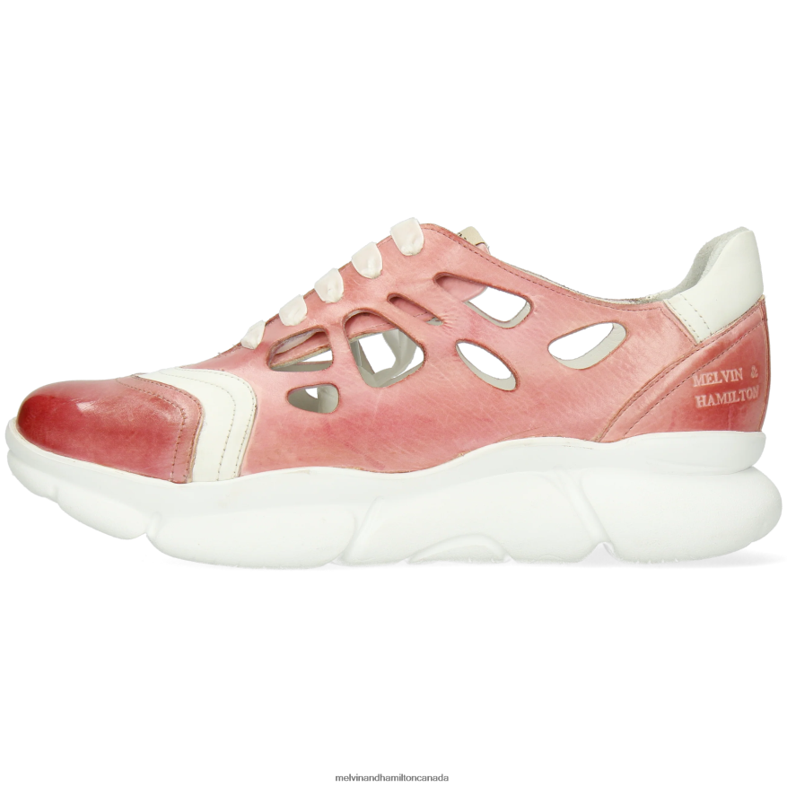 Women Melvin & Hamilton Pink Avril 2 Sneakers P4V68P1837
