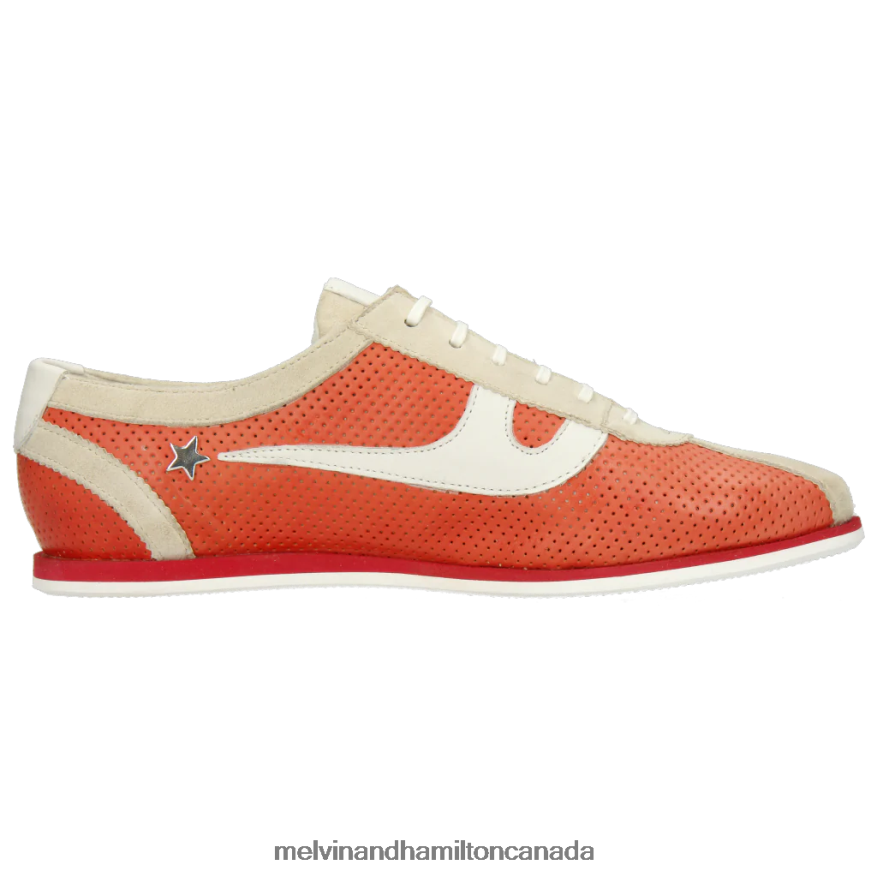 Women Melvin & Hamilton Red Pearl 1 Sneakers P4V68P1871