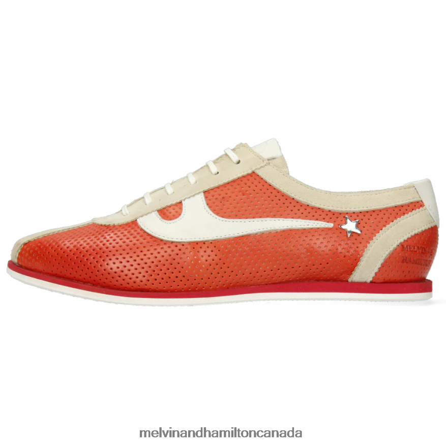 Women Melvin & Hamilton Red Pearl 1 Sneakers P4V68P1871