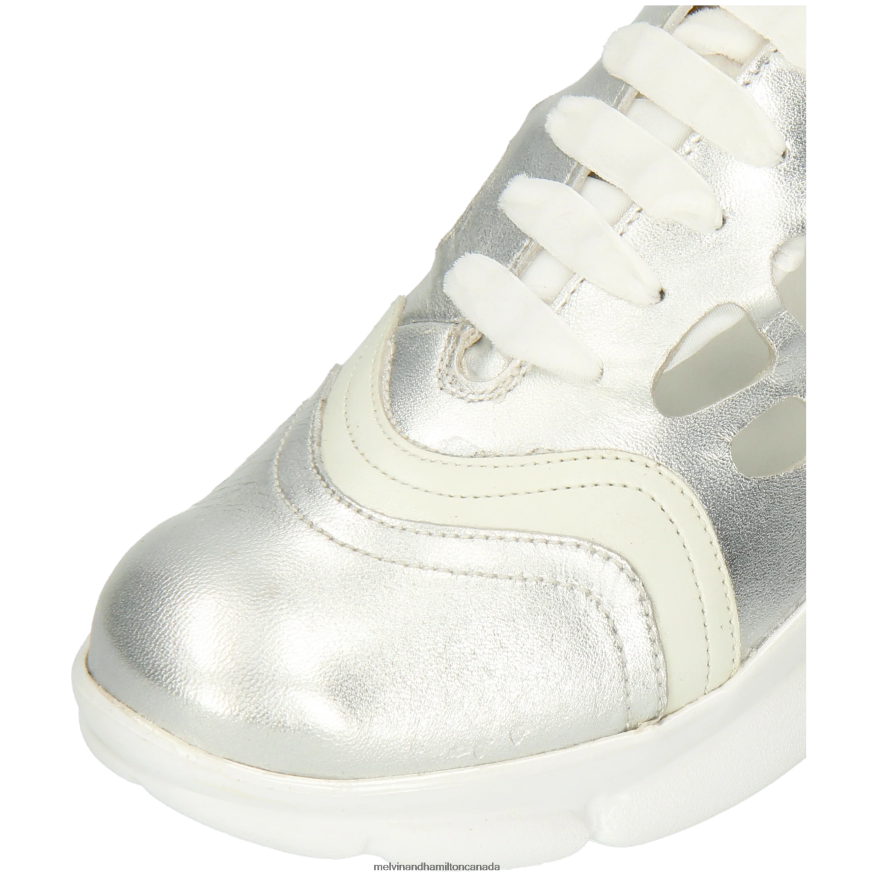 Women Melvin & Hamilton Silver Avril 2 Sneakers P4V68P1815