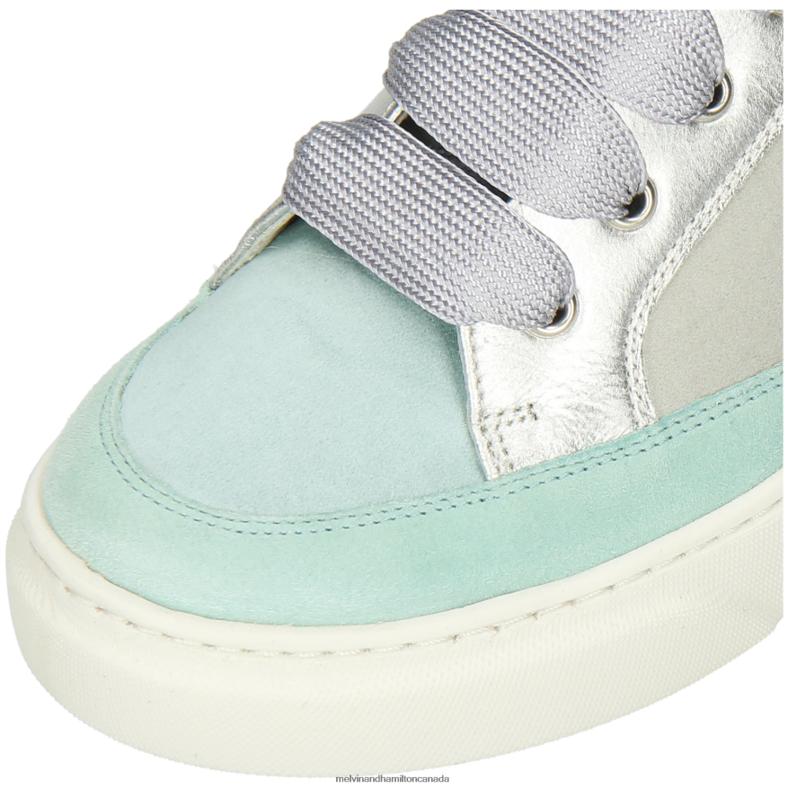 Women Melvin & Hamilton Turquoise Hailey 23 Sneakers P4V68P1788