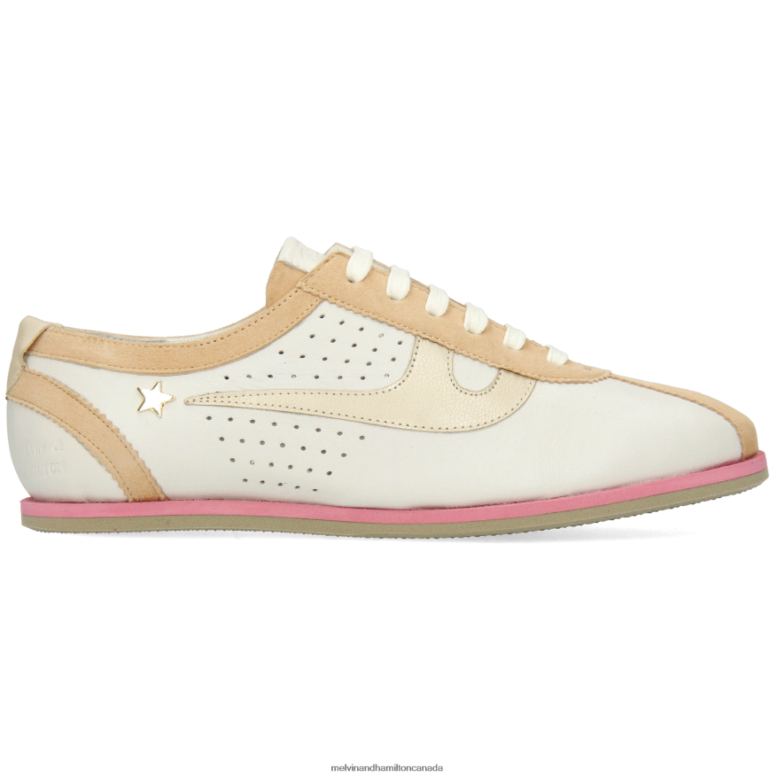 Women Melvin & Hamilton White Pearl 1 Sneakers P4V68P1793