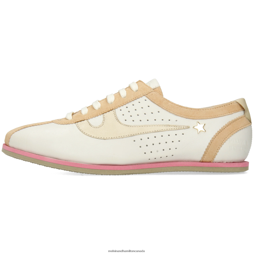 Women Melvin & Hamilton White Pearl 1 Sneakers P4V68P1793
